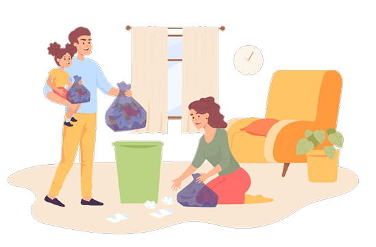 Вывоз мусора с дачи